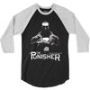 black and white 3/4 Sleeve Shirt