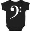 bass clef hat Baby Bodysuit