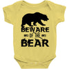 Beware Of The Bear Baby Onesie