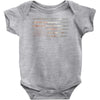 Vintage Usa Flag Baby Onesie