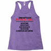 Smartass March Girl Racerback Tank