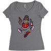 dope birds Women's Triblend Scoop T-shirt