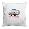 how i roll ambulance Throw Pillow