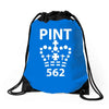 british pint funny Drawstring Bags