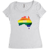 Australia Lgbt Women's Triblend Scoop T-shirt