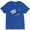 swan dive V-Neck Tee