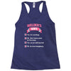 welder's wife Racerback Tank