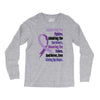 supporting the fighter, admiring the survivors, honoring the taken Long Sleeve Shirts