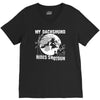 my dachshund rides shotgun V-Neck Tee