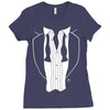 late night tux Ladies Fitted T-Shirt