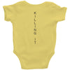 killing it back Baby Bodysuit