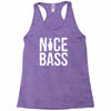 nice bass fishing Racerback Tank