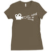 never judge a book by it's movie Ladies Fitted T-Shirt