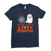 you cant scare principal Ladies Fitted T-Shirt