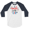 4th of July 3/4 Sleeve Shirt