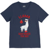 boxing llama V-Neck Tee