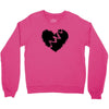 broken heart xxx black Crewneck Sweatshirt