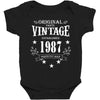 original parts vintage established 1987 perfectly aged Baby Bodysuit