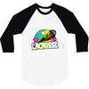 neon lacrosse 3/4 Sleeve Shirt