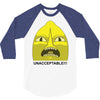 lemongrab unacceptable 3/4 Sleeve Shirt