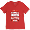 proud daughter dad V-Neck Tee