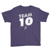 team 10  silver Youth Tee