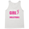 all this girl care about is volleyball Tank Top