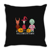 Hallowentown Lock Shock And Barrell Throw Pillow