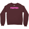 fighter breast cancer Crewneck Sweatshirt