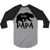 Papa Bear 3/4 Sleeve Shirt
