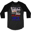 she is a crazy nurse 3/4 Sleeve Shirt