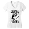 If I've Gone Missing Fishing Women's V-Neck T-Shirt