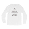 poodle lover Long Sleeve Shirts
