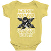 funny rfart ninja Baby Onesie