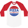 pizza 2017 3/4 Sleeve Shirt