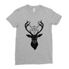 Deer With Diamond Ladies Fitted T-Shirt