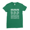mcclane winter sweater Ladies Fitted T-Shirt