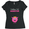Creating a Lil Monster Baby Girl Women's Triblend Scoop T-shirt