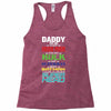 daddy you are my favorite superhero Racerback Tank