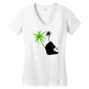 panda Women's V-Neck T-Shirt