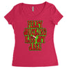 funny ferry mucking christmas, ideal gift or christmas present. Women's Triblend Scoop T-shirt