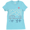 van desert Ladies Fitted T-Shirt