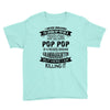 Super Cool Pop Pop Of A Freaking Awesome Granddaughter Youth Tee
