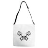 skull pisto Adjustable Strap Totes