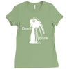 don not blink Ladies Fitted T-Shirt