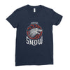 snow Ladies Fitted T-Shirt