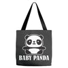 Baby Panda Tote Bags