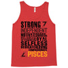 Strong Independent Motivated Pisces Tank Top