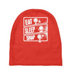 v3 eat sleep snap Baby Beanies
