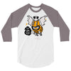 monster i will bee bat 3/4 Sleeve Shirt